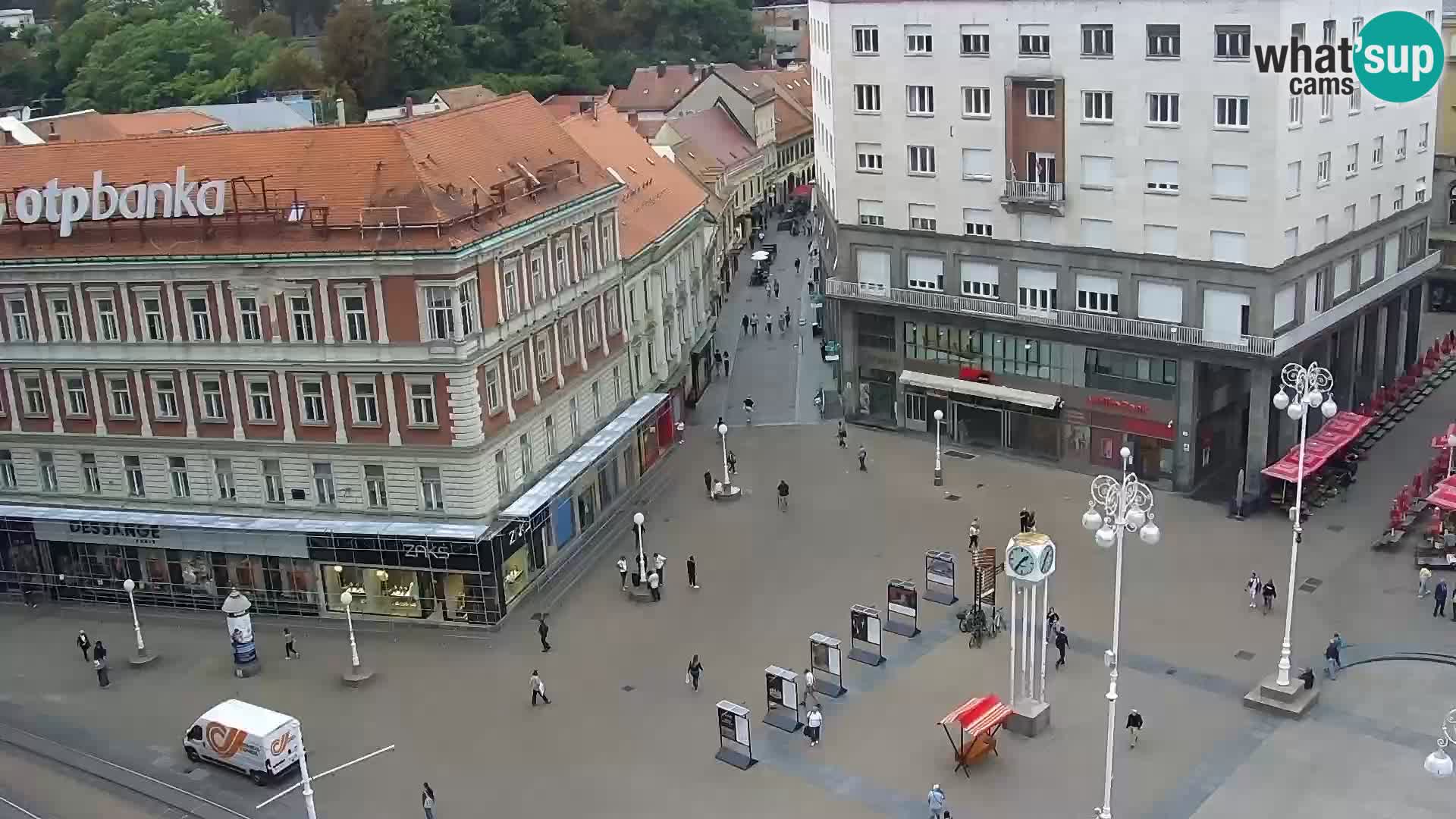 LIVE Webcam Zagreb Hotel Dubrovnik | Ban Jelačić square