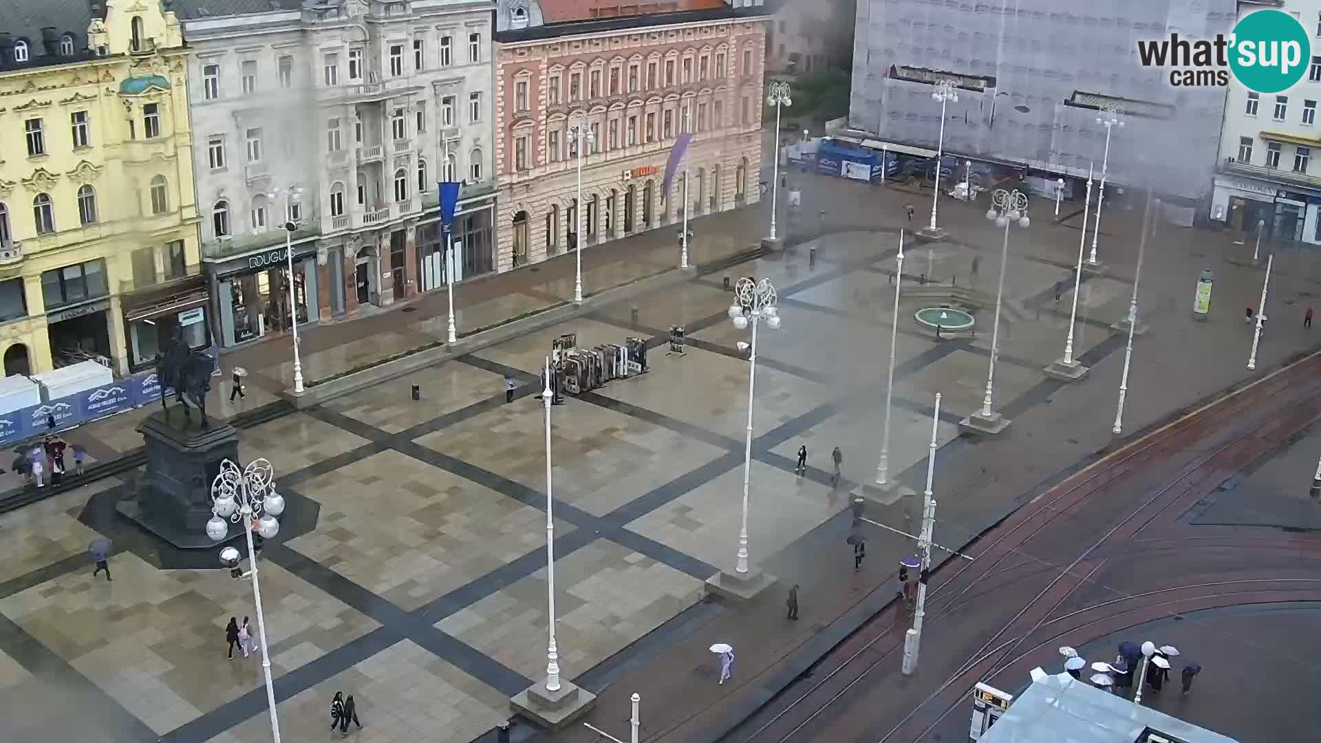 Plaza Ban Jelačić camera en vivo Zagreb – Hotel Dubrovnik