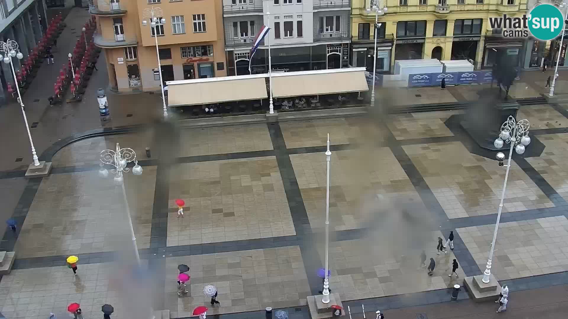 LIVE Webcam Zagreb Hotel Dubrovnik | Ban Jelačić square