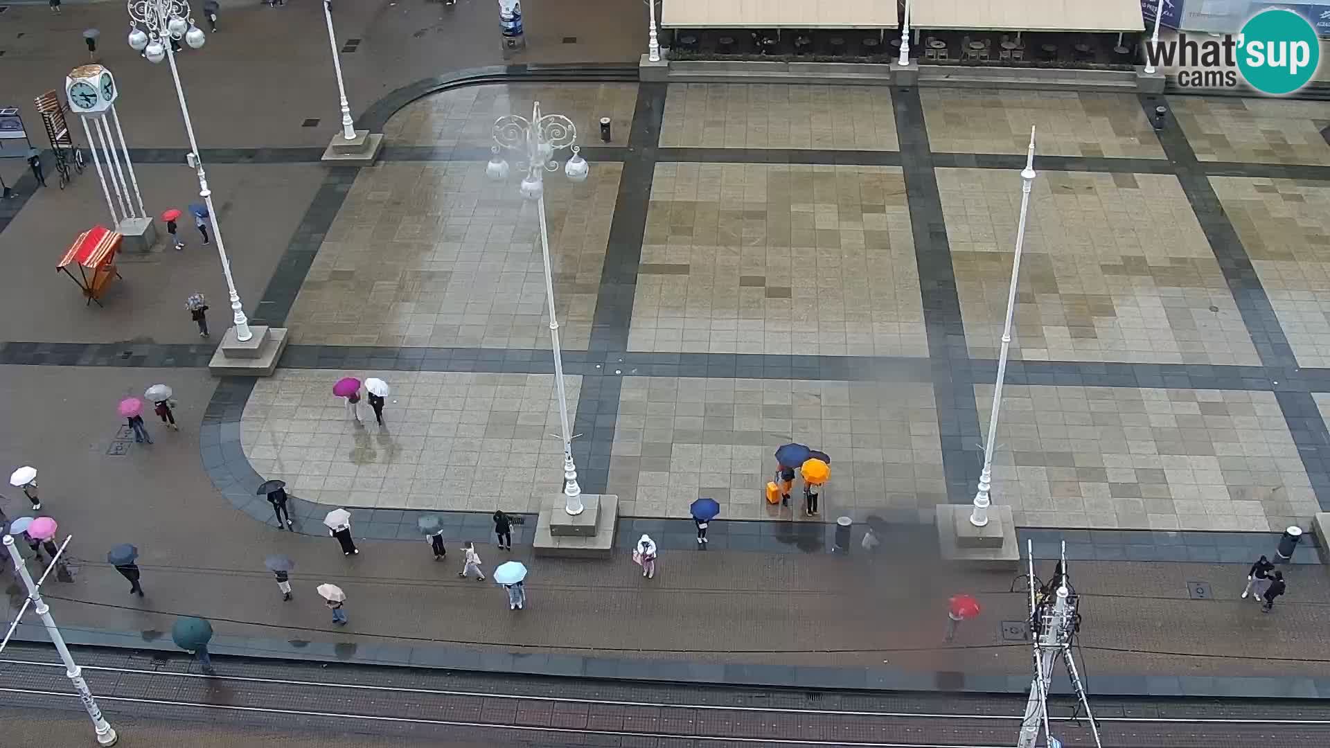 LIVE Webcam Zagreb Hotel Dubrovnik | Ban Jelačić square