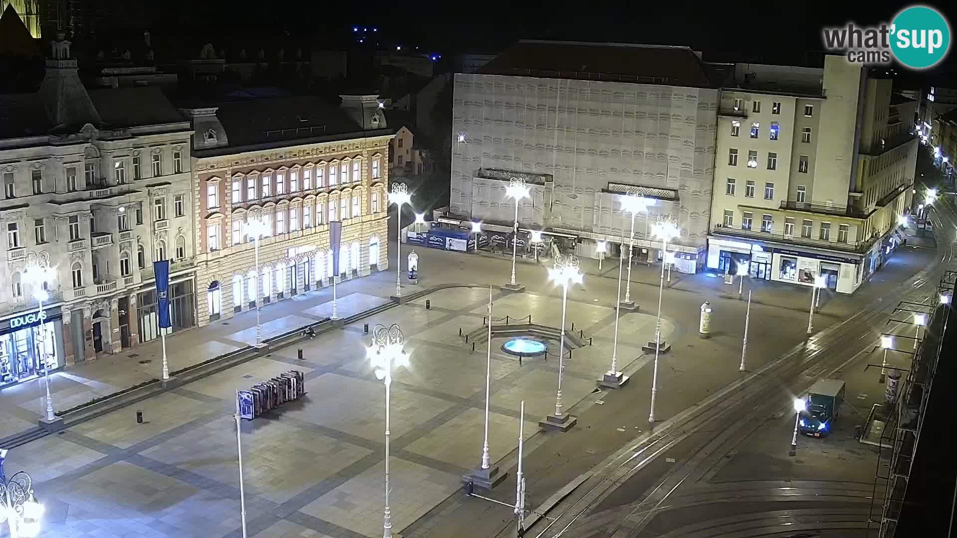 Plaza Ban Jelačić camera en vivo Zagreb – Hotel Dubrovnik