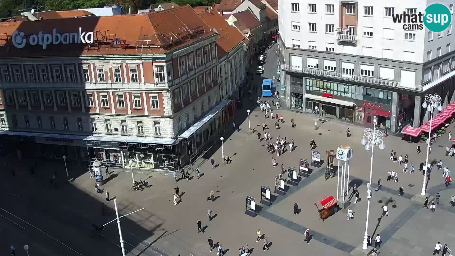 Trg Bana Jelačića web kamera Zagreb – Hotel Dubrovnik