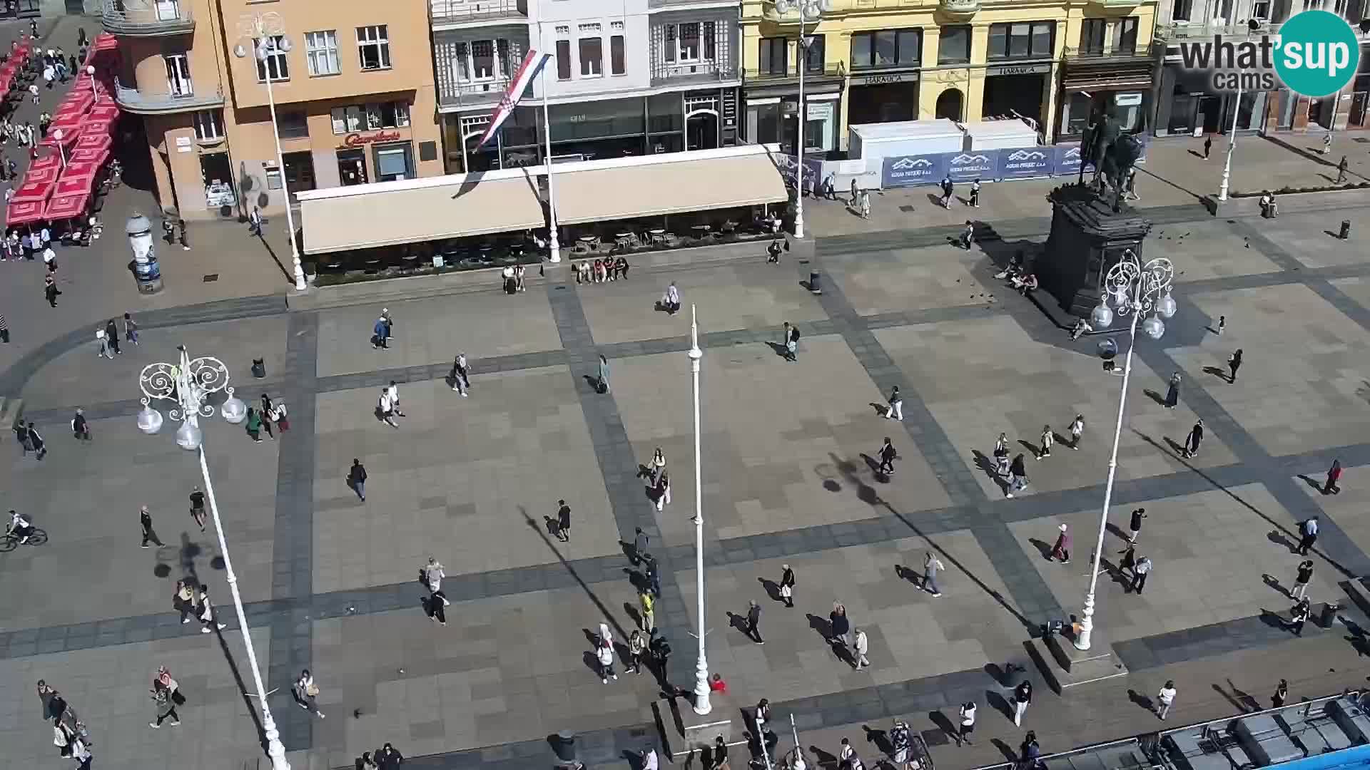 Ban Jelačić live cam Zagreb – Hotel Dubrovnik