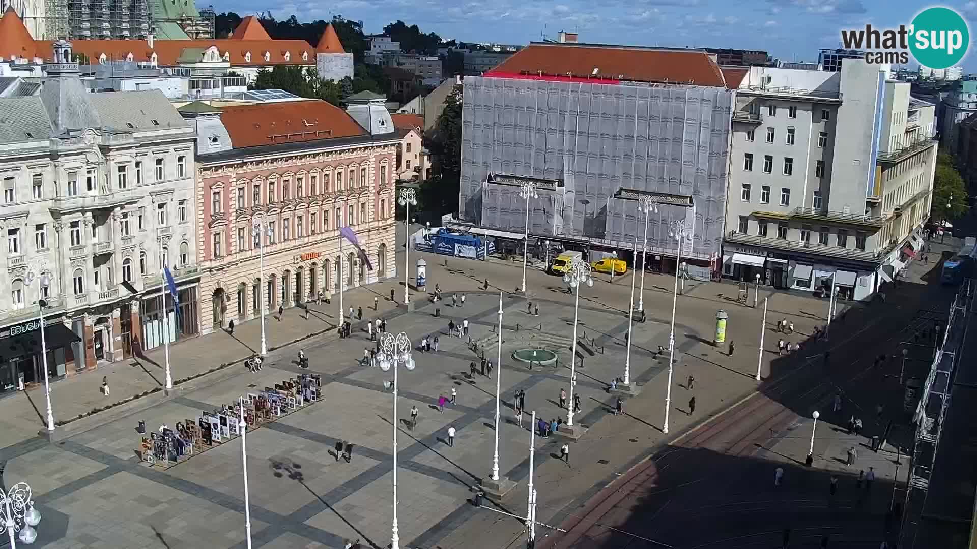 Ban Jelačić live cam Zagreb – Hotel Dubrovnik