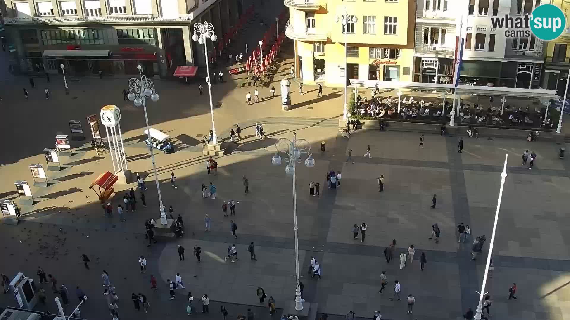 Piazza Ban Jelačić livecam Zagreb – Hotel Dubrovnik