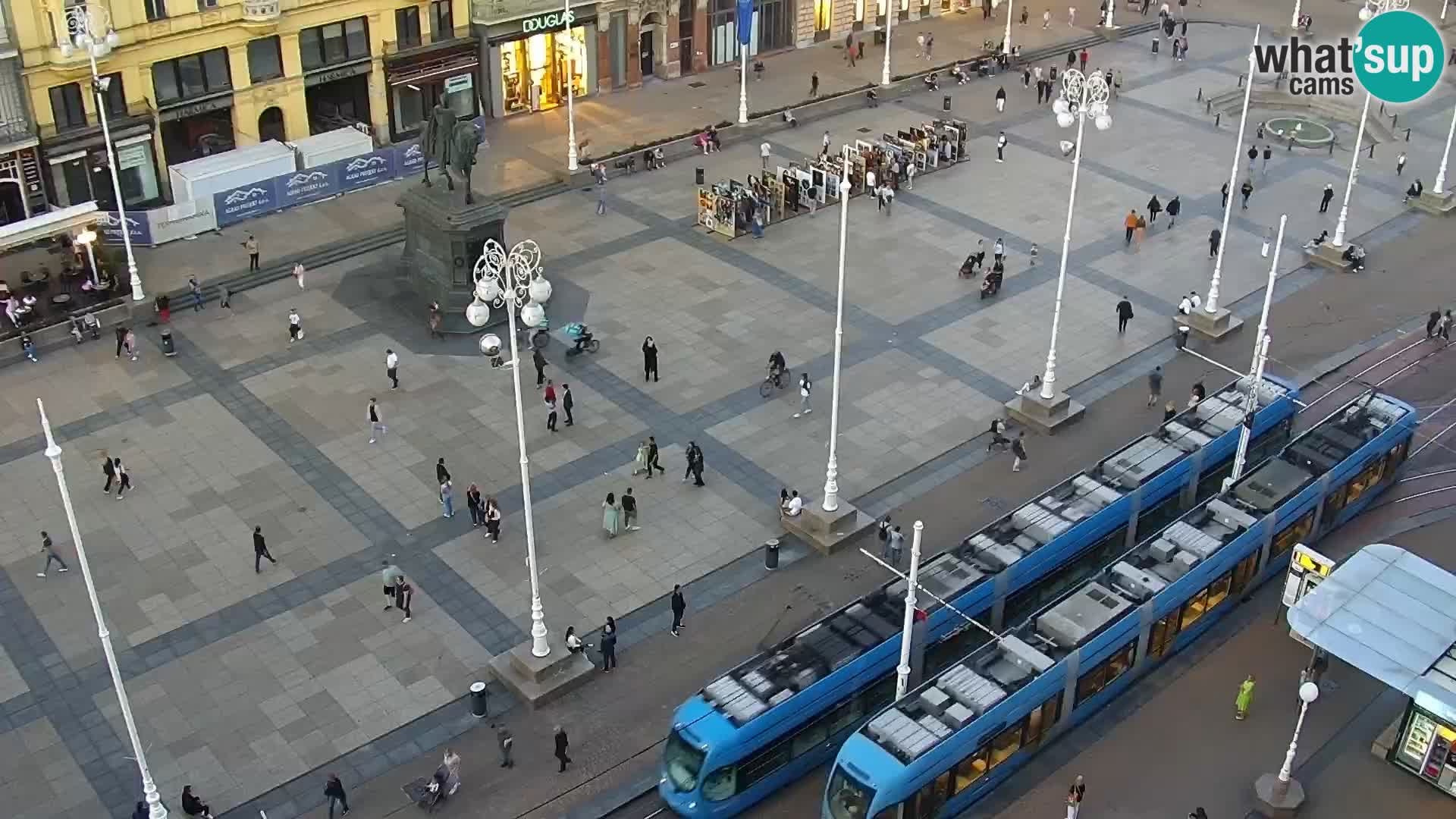 Plaza Ban Jelačić camera en vivo Zagreb – Hotel Dubrovnik