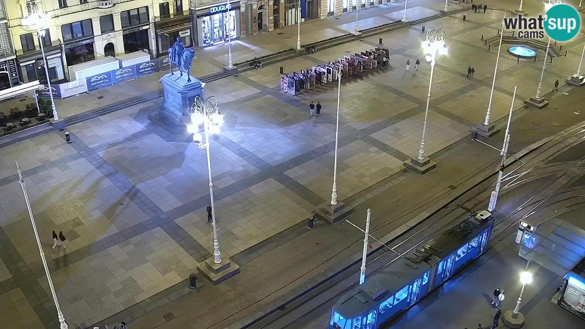 LIVE Webcam Zagreb Hotel Dubrovnik | Ban Jelačić square