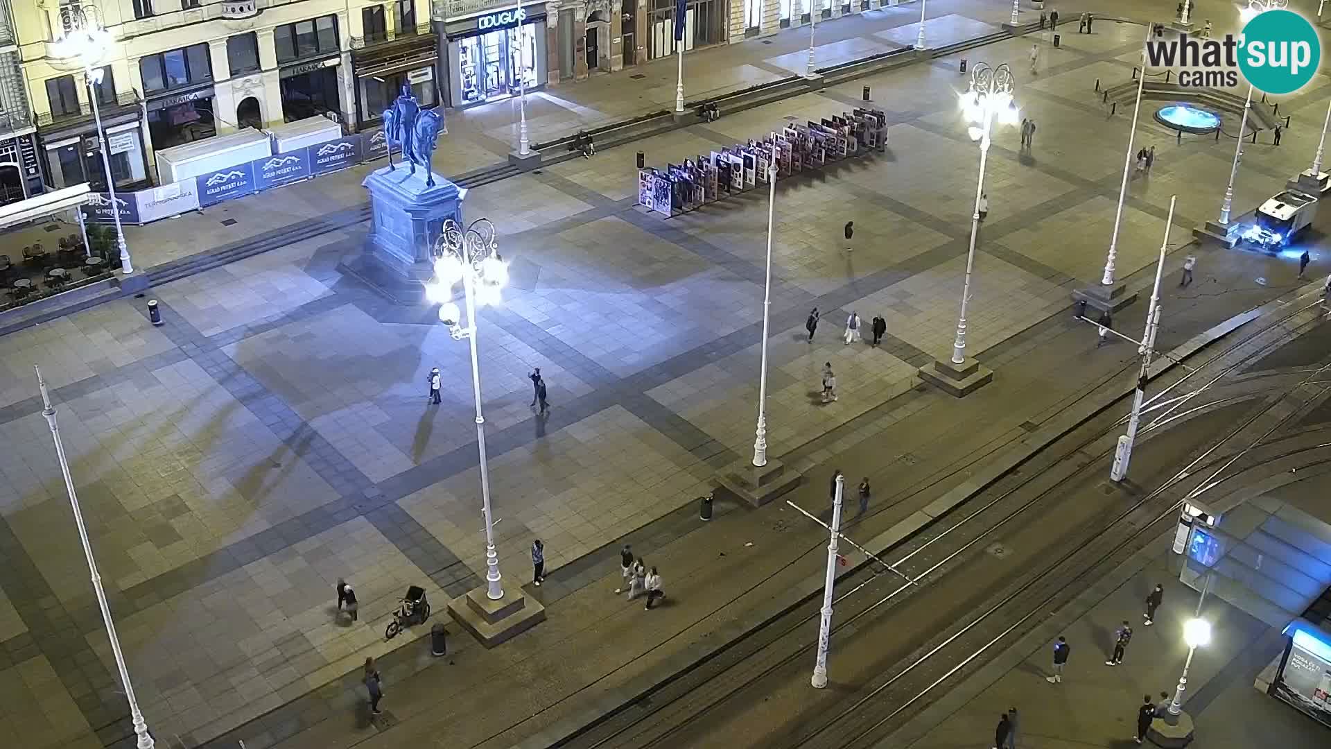 Plaza Ban Jelačić camera en vivo Zagreb – Hotel Dubrovnik