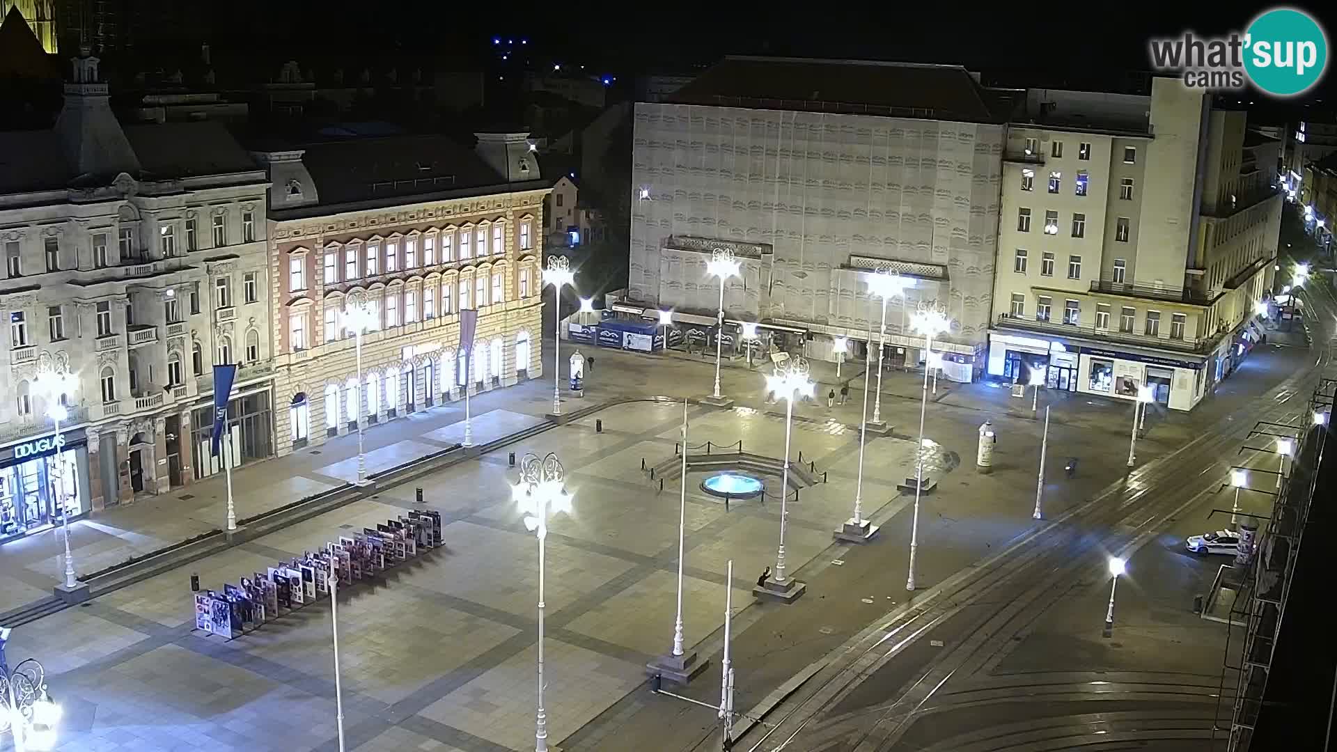 Trg Bana Jelačića web kamera Zagreb – Hotel Dubrovnik