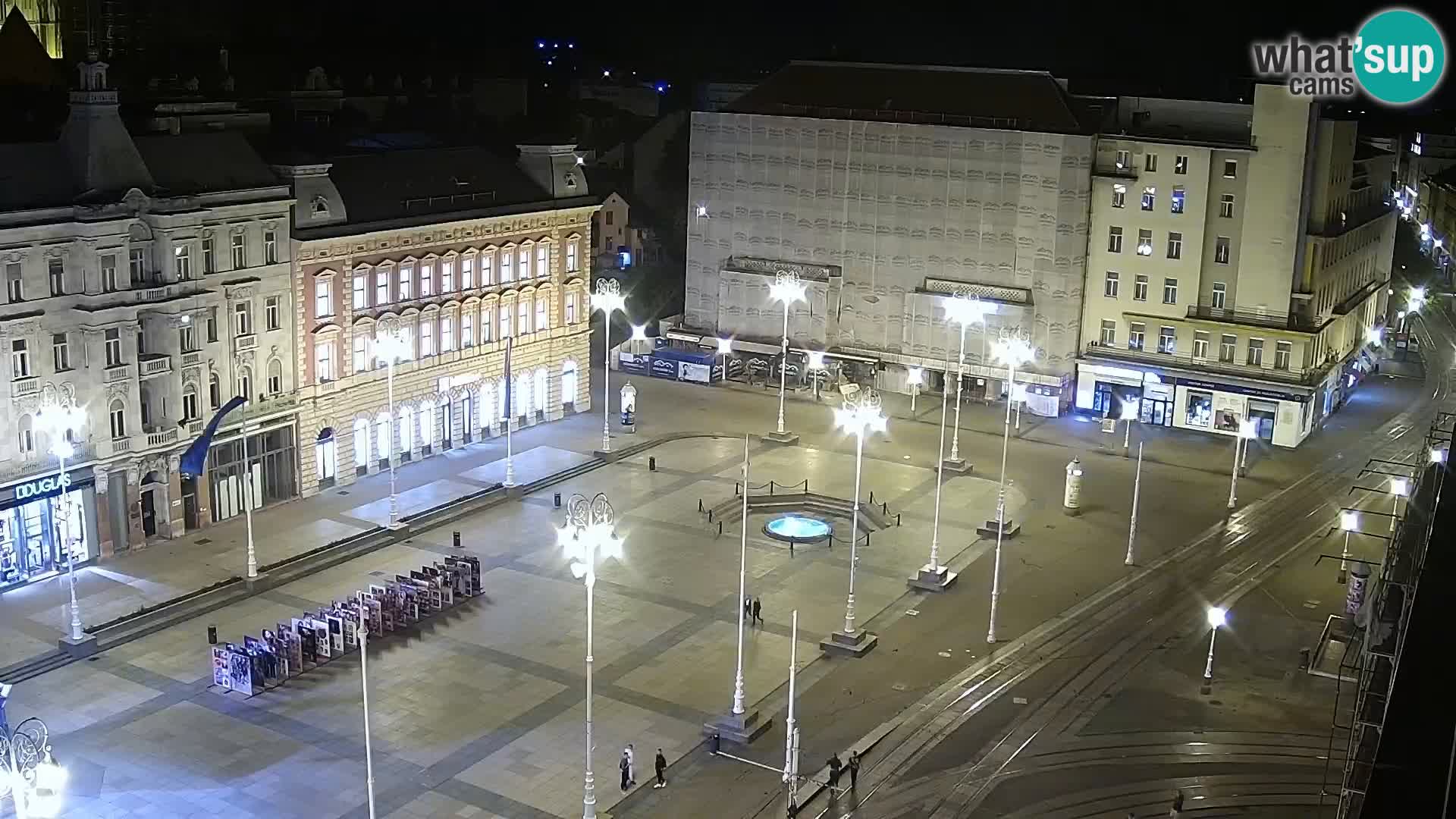Piazza Ban Jelačić livecam Zagreb – Hotel Dubrovnik