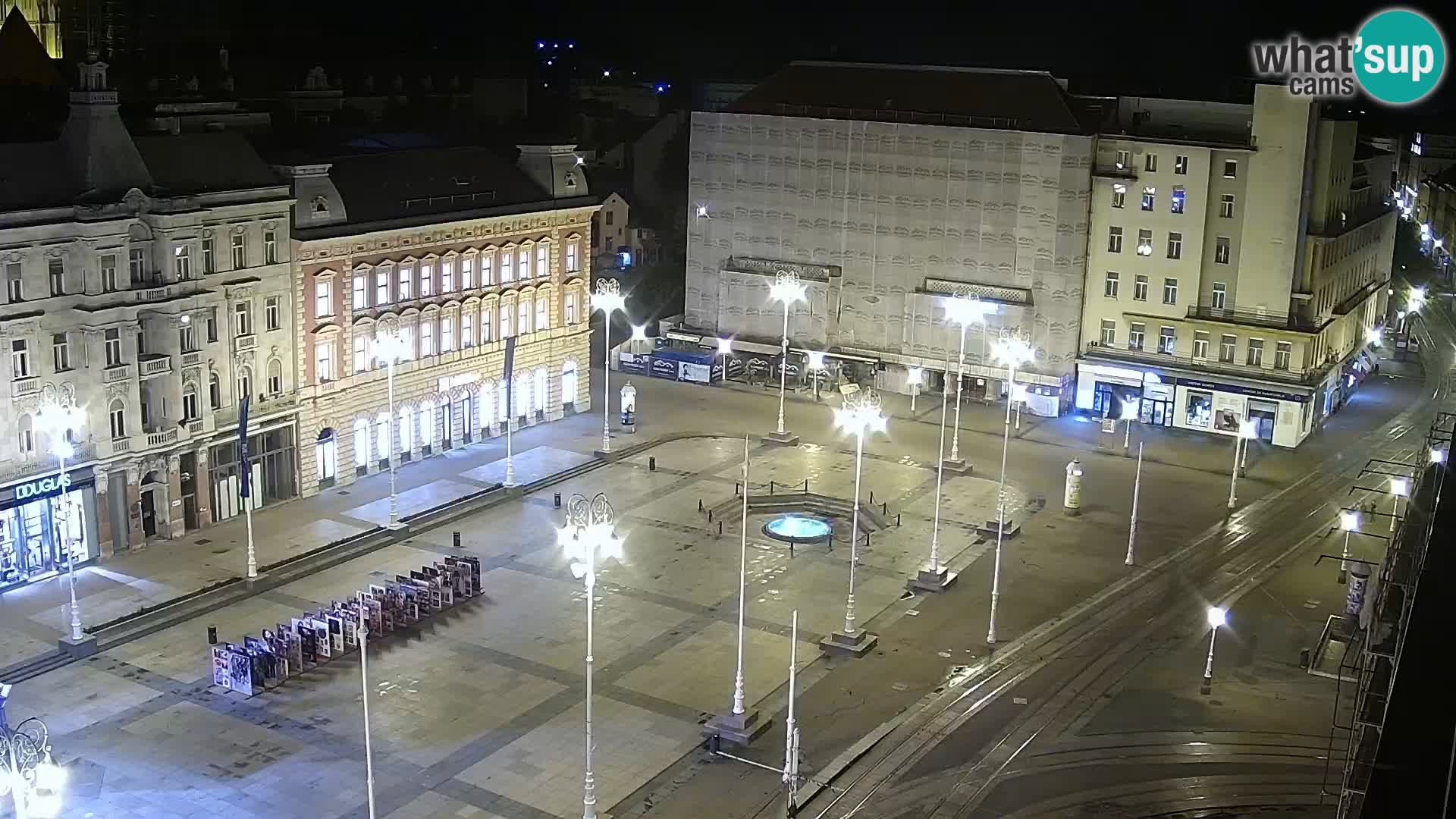 LIVE Webcam Zagreb Hotel Dubrovnik | Ban Jelačić square