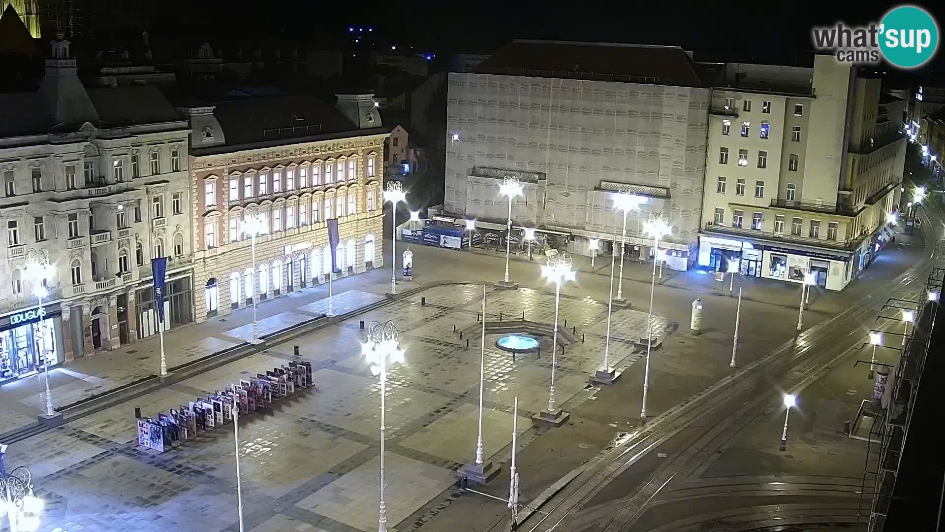 Plaza Ban Jelačić camera en vivo Zagreb – Hotel Dubrovnik