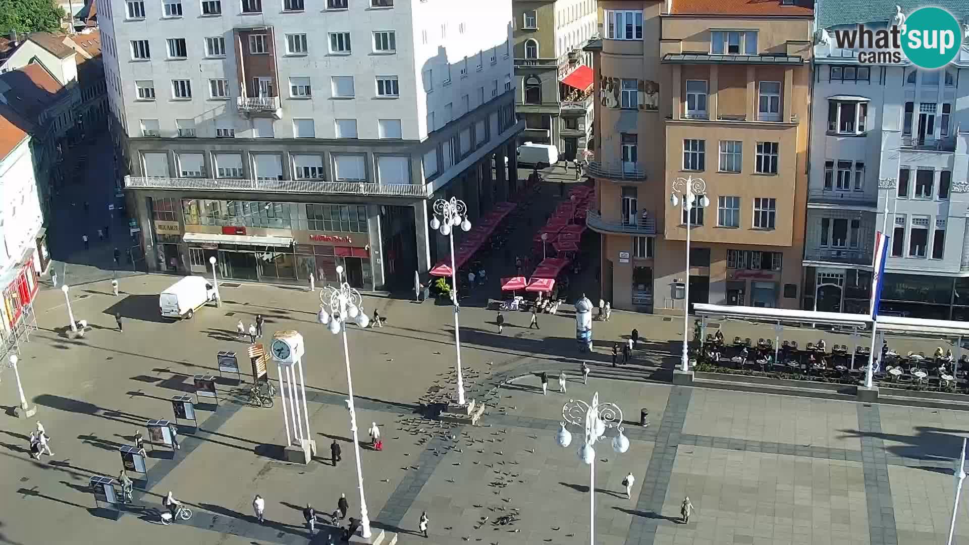 Trg Bana Jelačića web kamera Zagreb – Hotel Dubrovnik