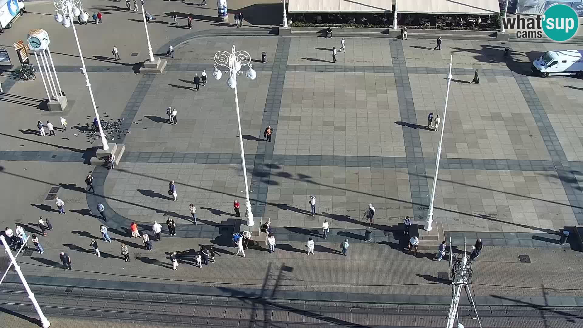 Plaza Ban Jelačić camera en vivo Zagreb – Hotel Dubrovnik