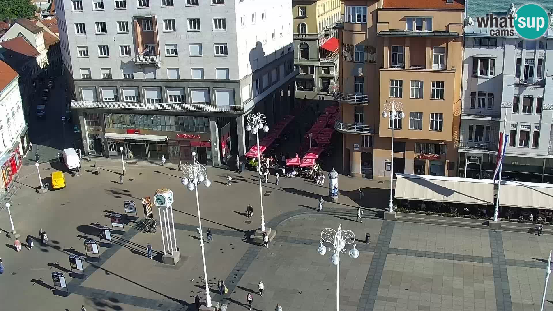 LIVE Webcam Zagreb Hotel Dubrovnik | Ban Jelačić square