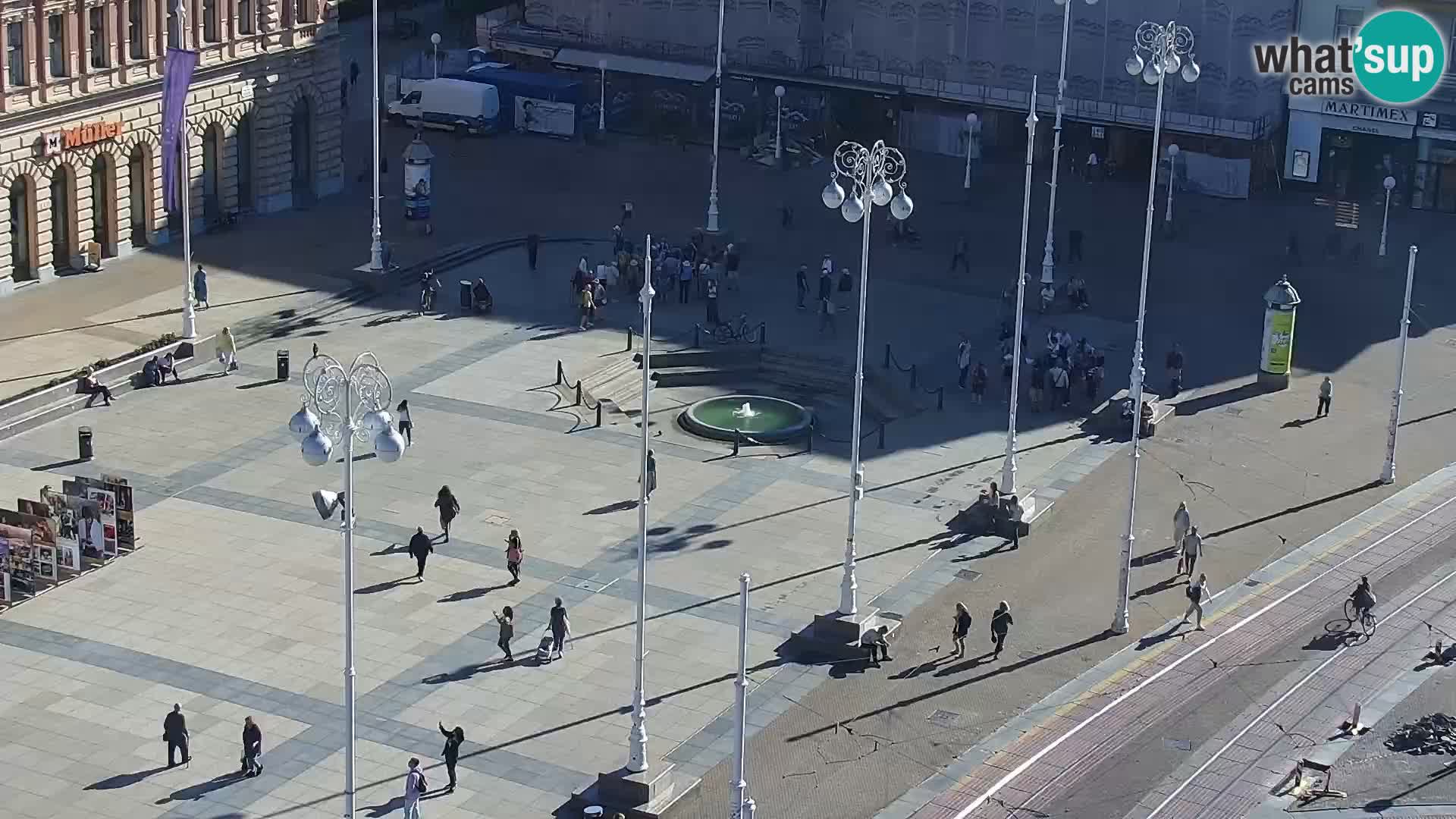LIVE Webcam Zagreb Hotel Dubrovnik | Ban Jelačić square