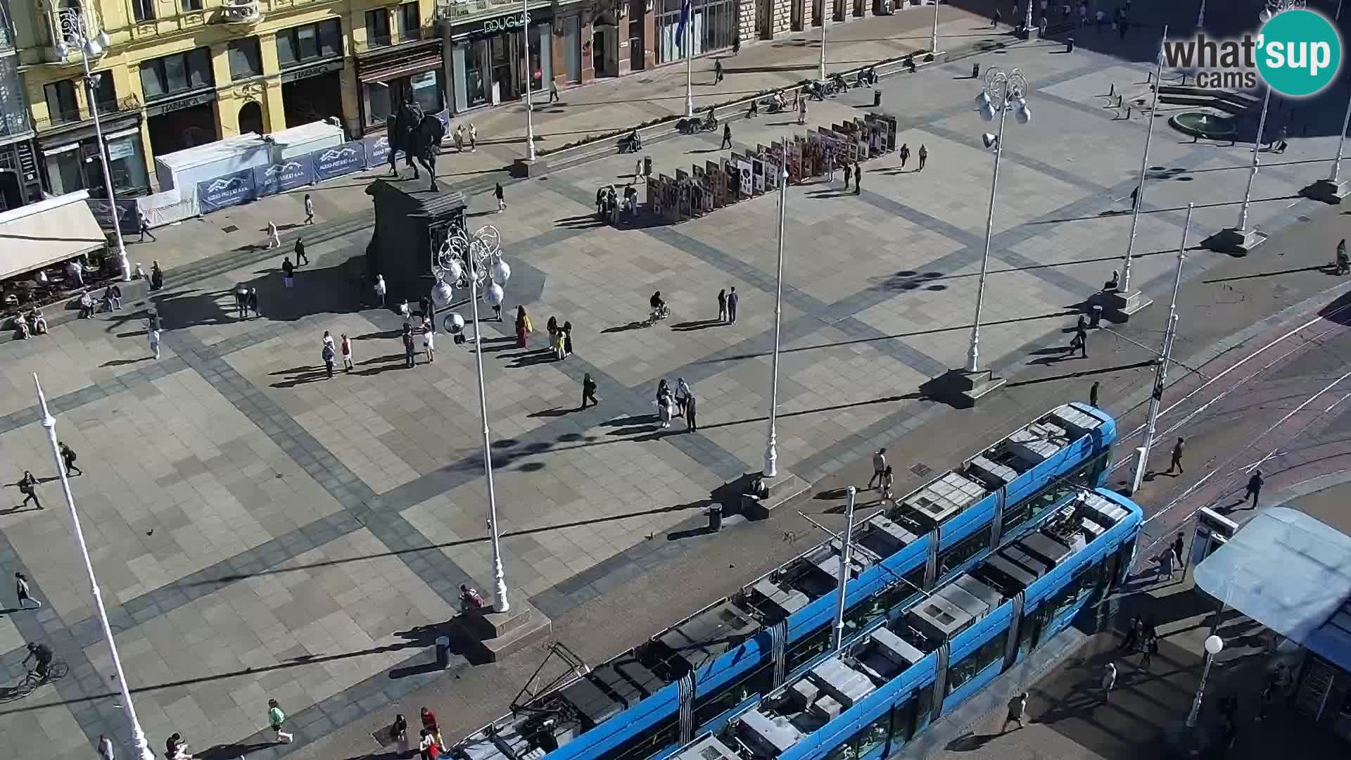 LIVE Webcam Zagreb Hotel Dubrovnik | Ban Jelačić square