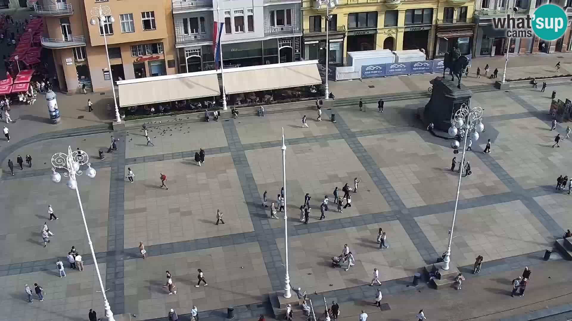 Plaza Ban Jelačić camera en vivo Zagreb – Hotel Dubrovnik
