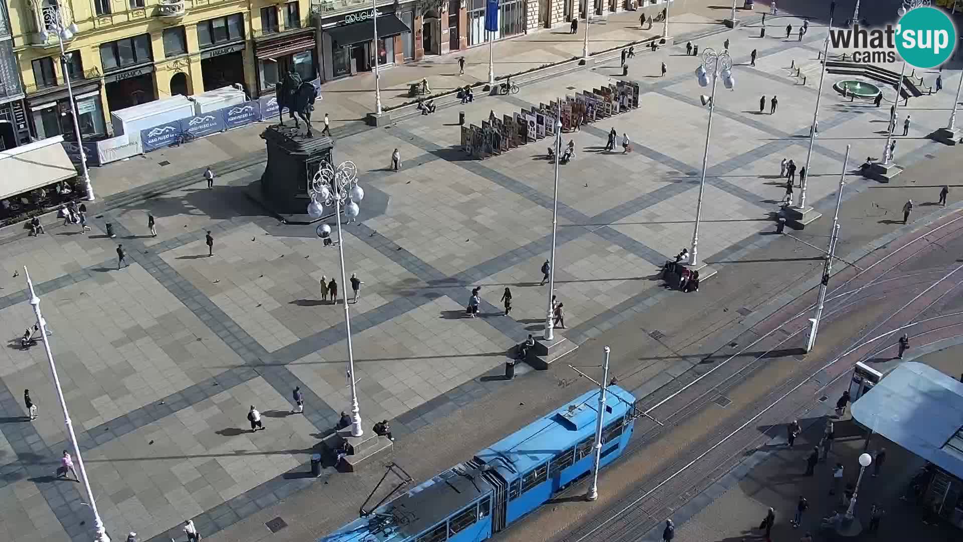 Piazza Ban Jelačić livecam Zagreb – Hotel Dubrovnik