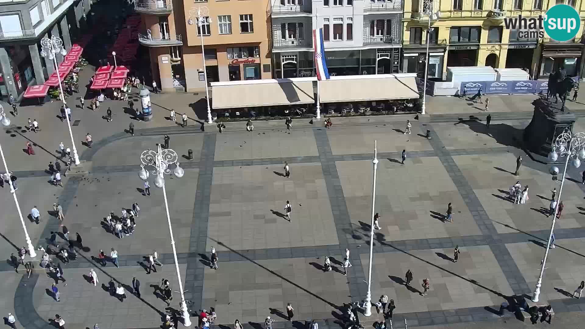 LIVE Webcam Zagreb Hotel Dubrovnik | Ban Jelačić square