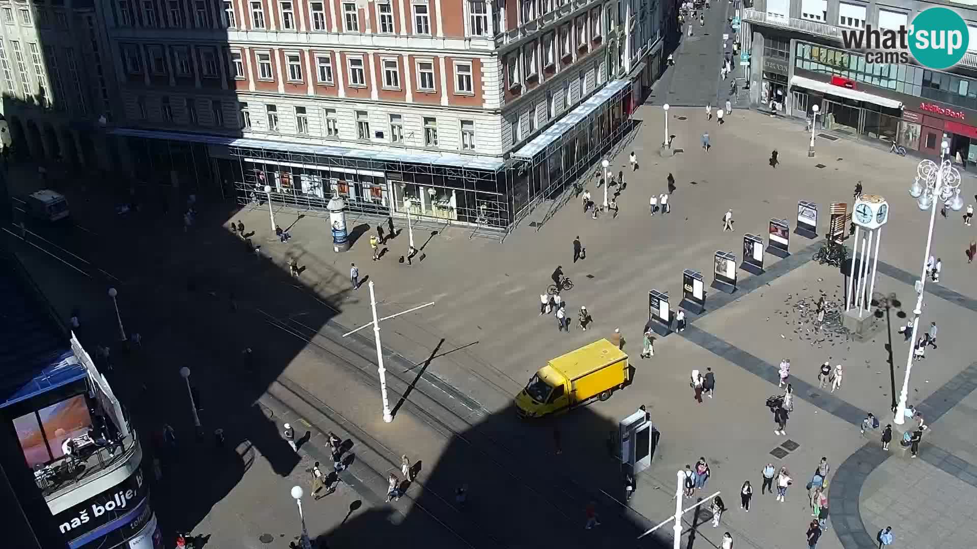 LIVE Webcam Zagreb Hotel Dubrovnik | Ban Jelačić square
