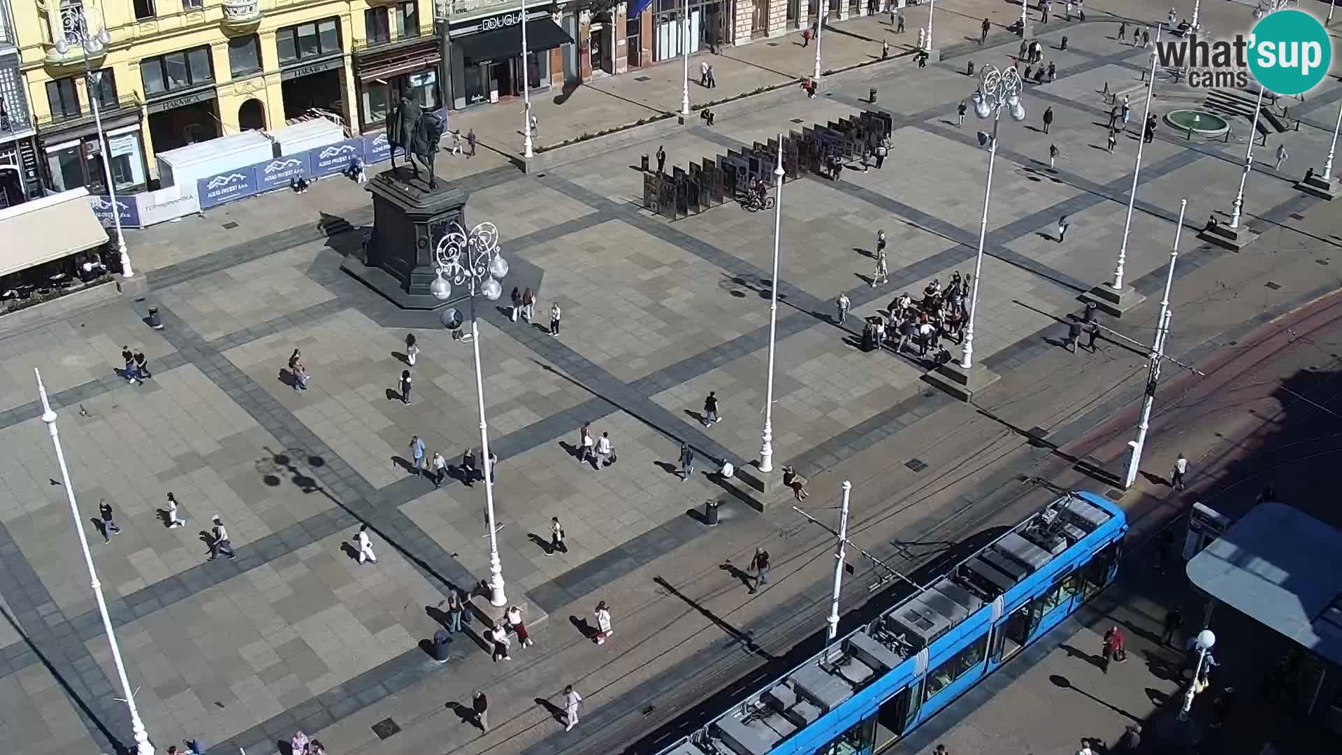 LIVE Webcam Zagreb Hotel Dubrovnik | Ban Jelačić square