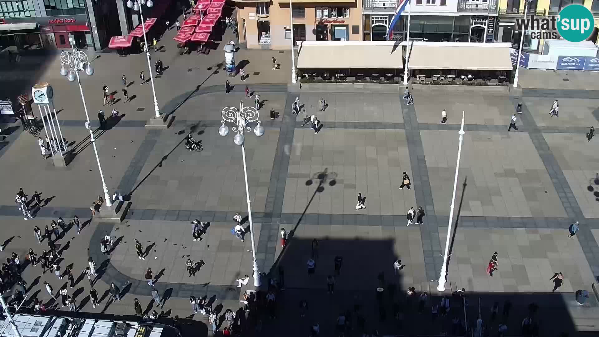 Ban Jelačić Platz  Live webcam Zagreb – Hotel Dubrovnik