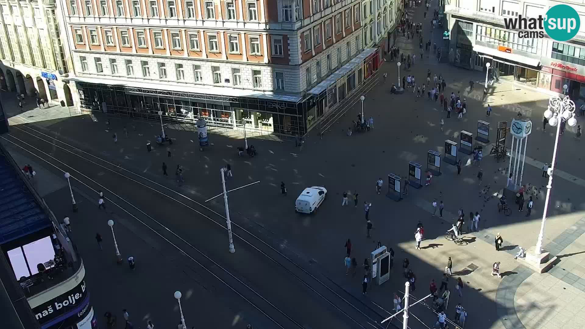 Ban Jelačić Platz  Live webcam Zagreb – Hotel Dubrovnik