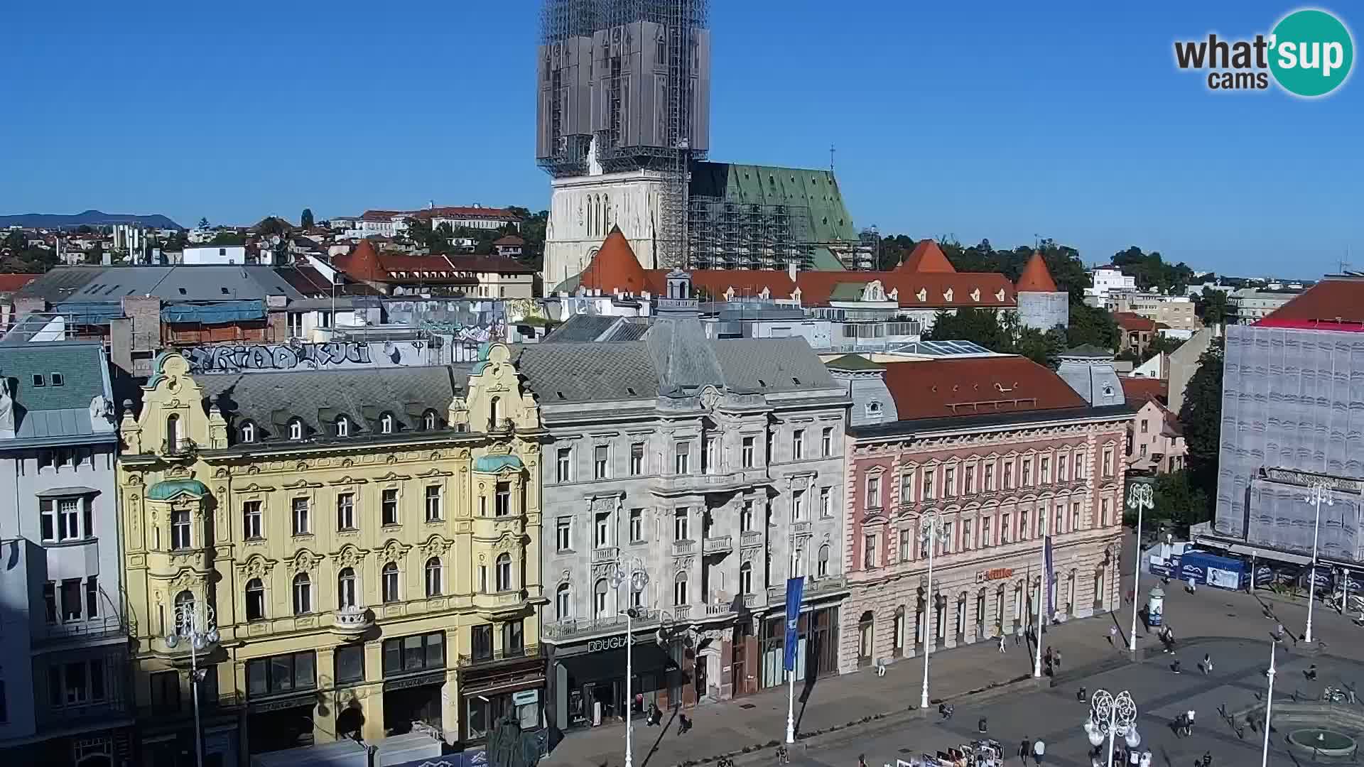 Ban Jelačić live cam Zagreb – Hotel Dubrovnik