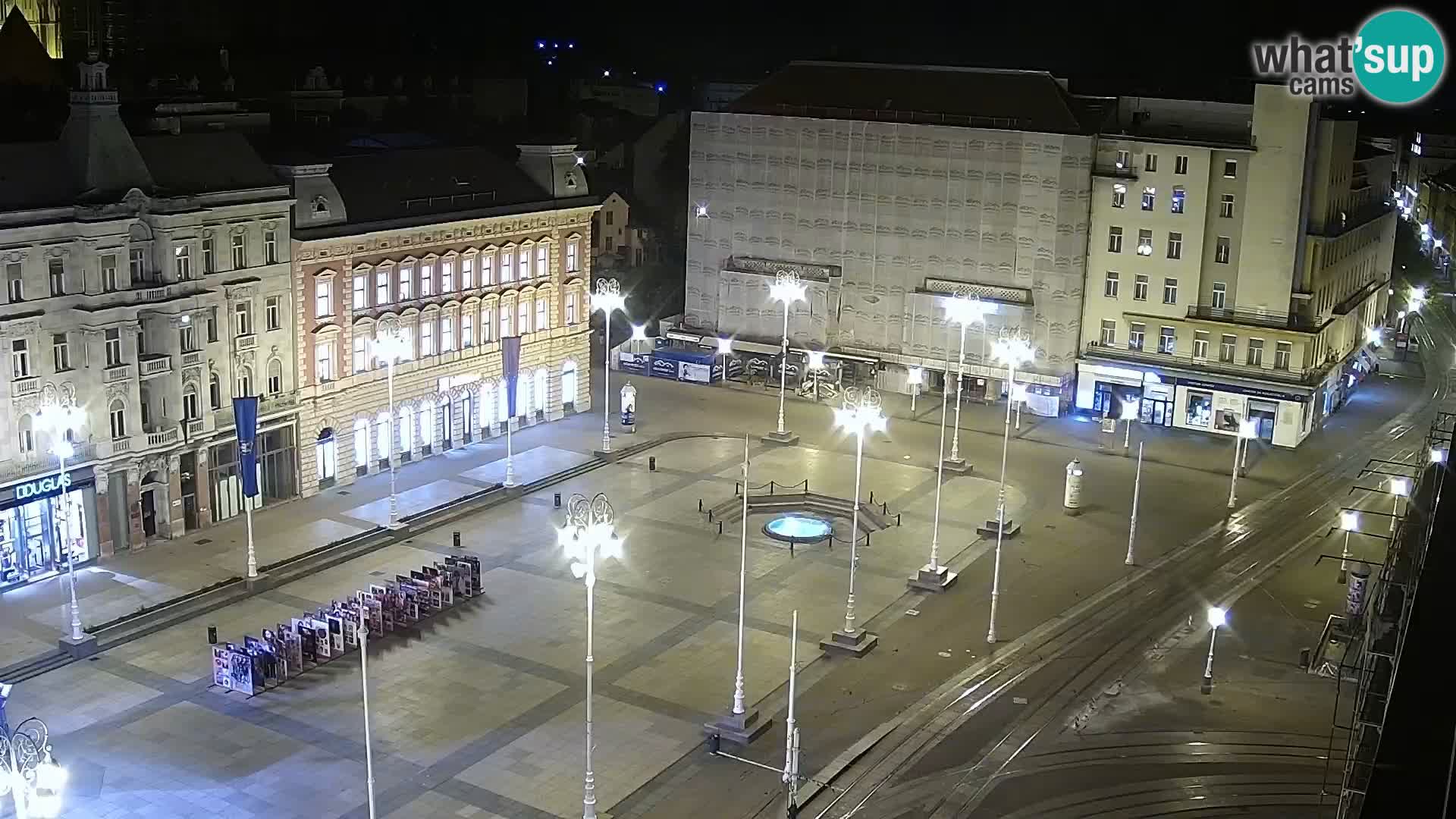 Ban Jelačić Platz  Live webcam Zagreb – Hotel Dubrovnik