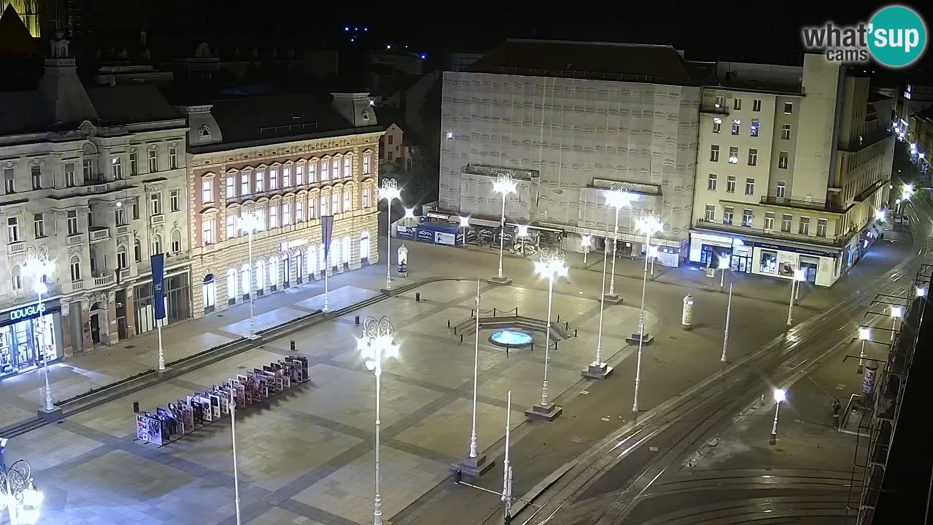 Plaza Ban Jelačić camera en vivo Zagreb – Hotel Dubrovnik