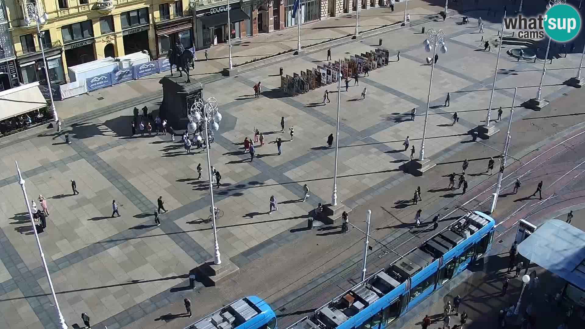 Trg Bana Jelačića web kamera Zagreb – Hotel Dubrovnik