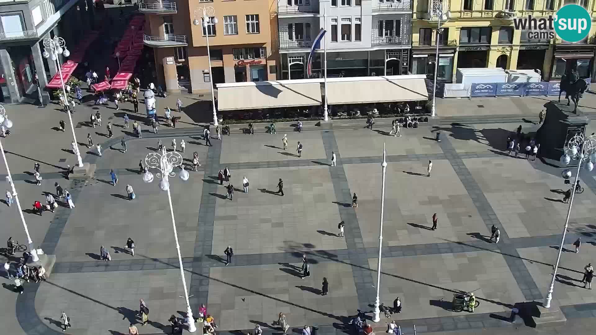 LIVE Webcam Zagreb Hotel Dubrovnik | Ban Jelačić square
