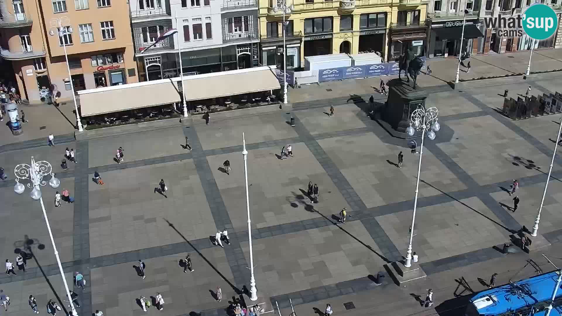 LIVE Webcam Zagreb Hotel Dubrovnik | Ban Jelačić square
