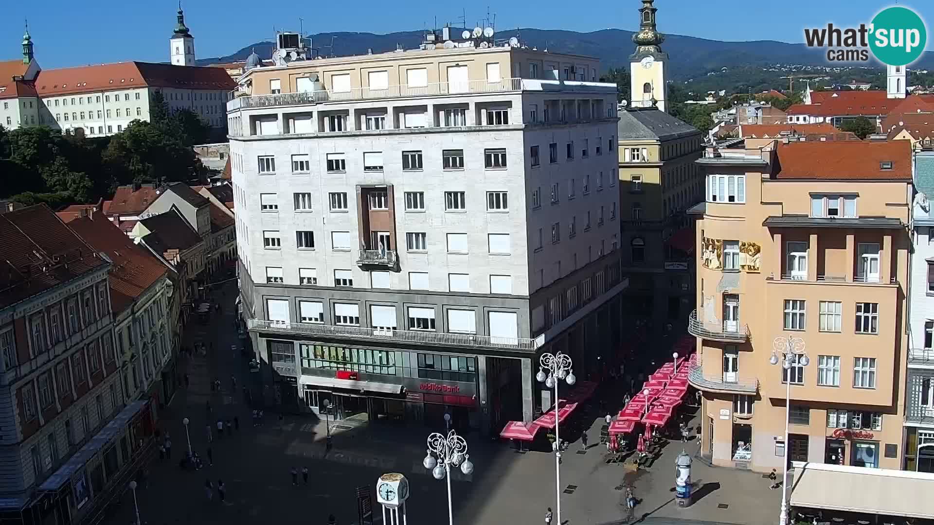 LIVE Webcam Zagreb Hotel Dubrovnik | Ban Jelačić square