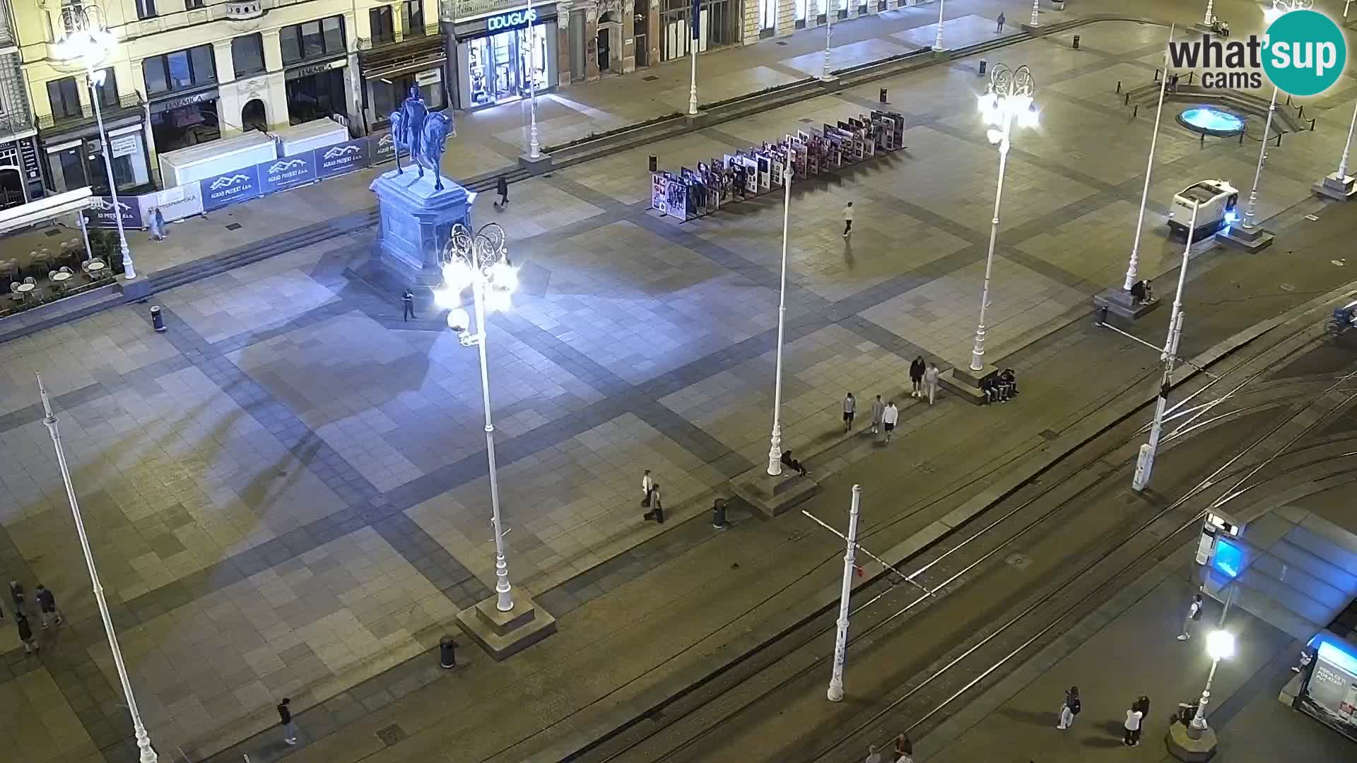 LIVE Webcam Zagreb Hotel Dubrovnik | Ban Jelačić square