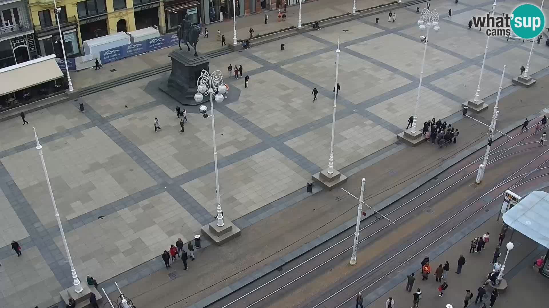 Ban Jelačić Platz  Live webcam Zagreb – Hotel Dubrovnik