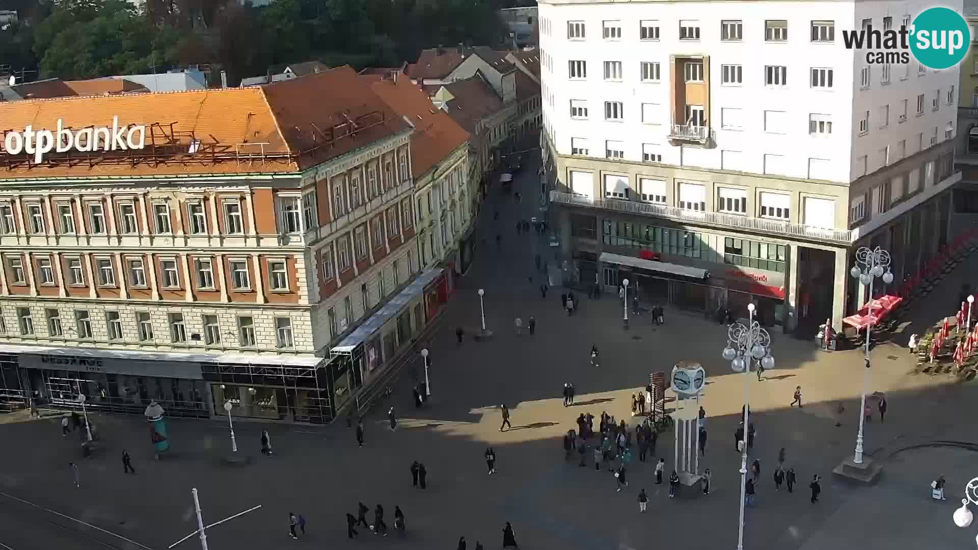 LIVE Webcam Zagreb Hotel Dubrovnik | Ban Jelačić square