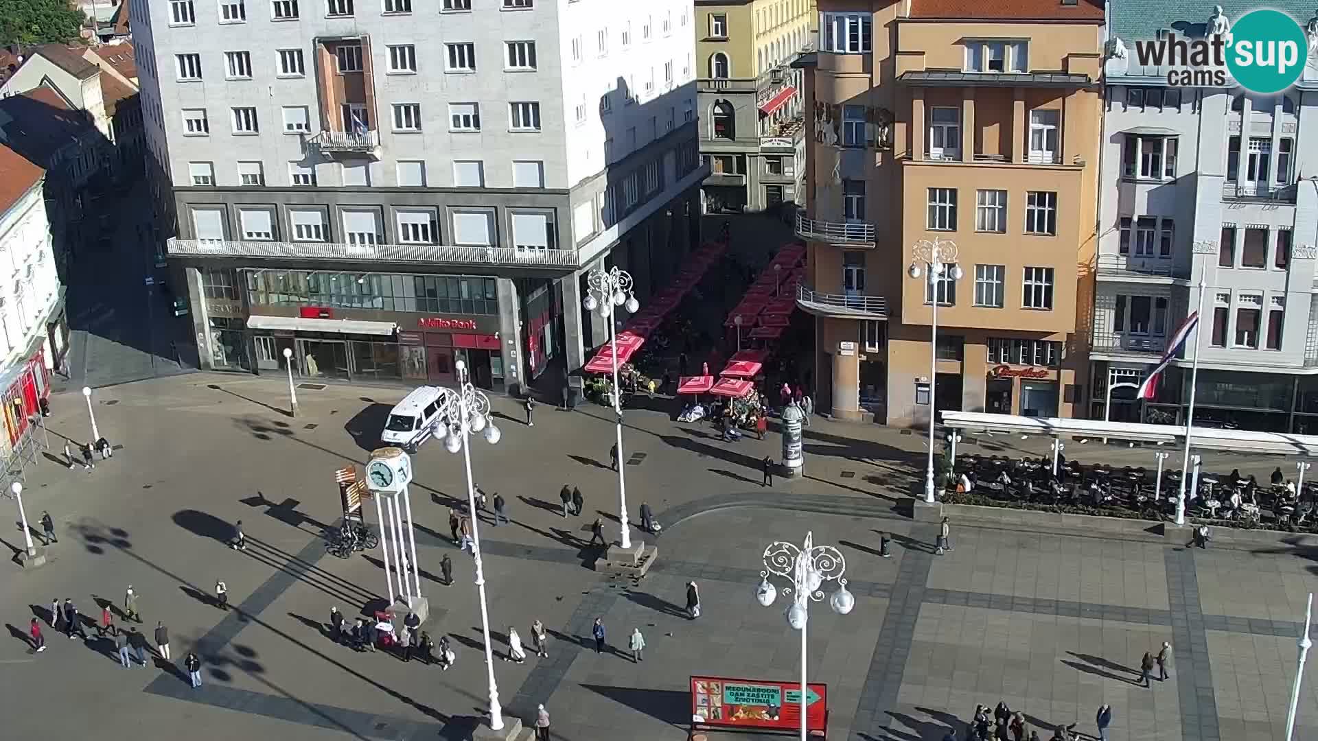 Piazza Ban Jelačić livecam Zagreb – Hotel Dubrovnik