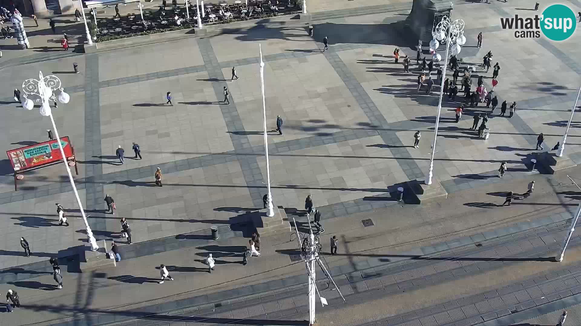 Piazza Ban Jelačić livecam Zagreb – Hotel Dubrovnik