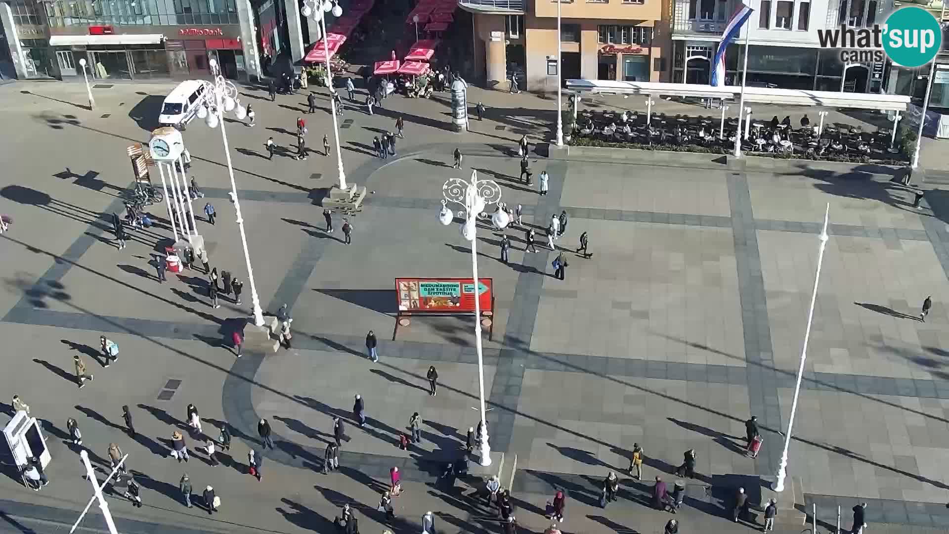 Piazza Ban Jelačić livecam Zagreb – Hotel Dubrovnik