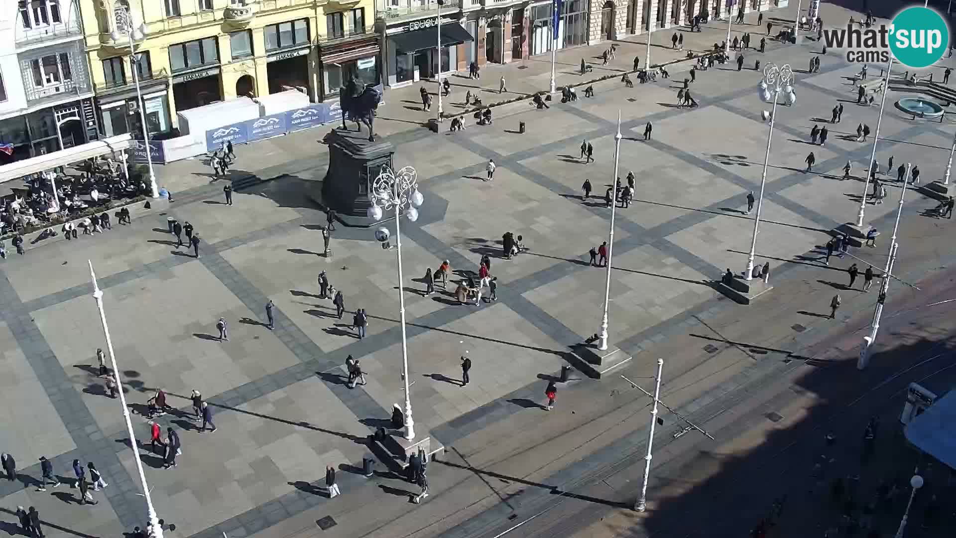 Piazza Ban Jelačić livecam Zagreb – Hotel Dubrovnik