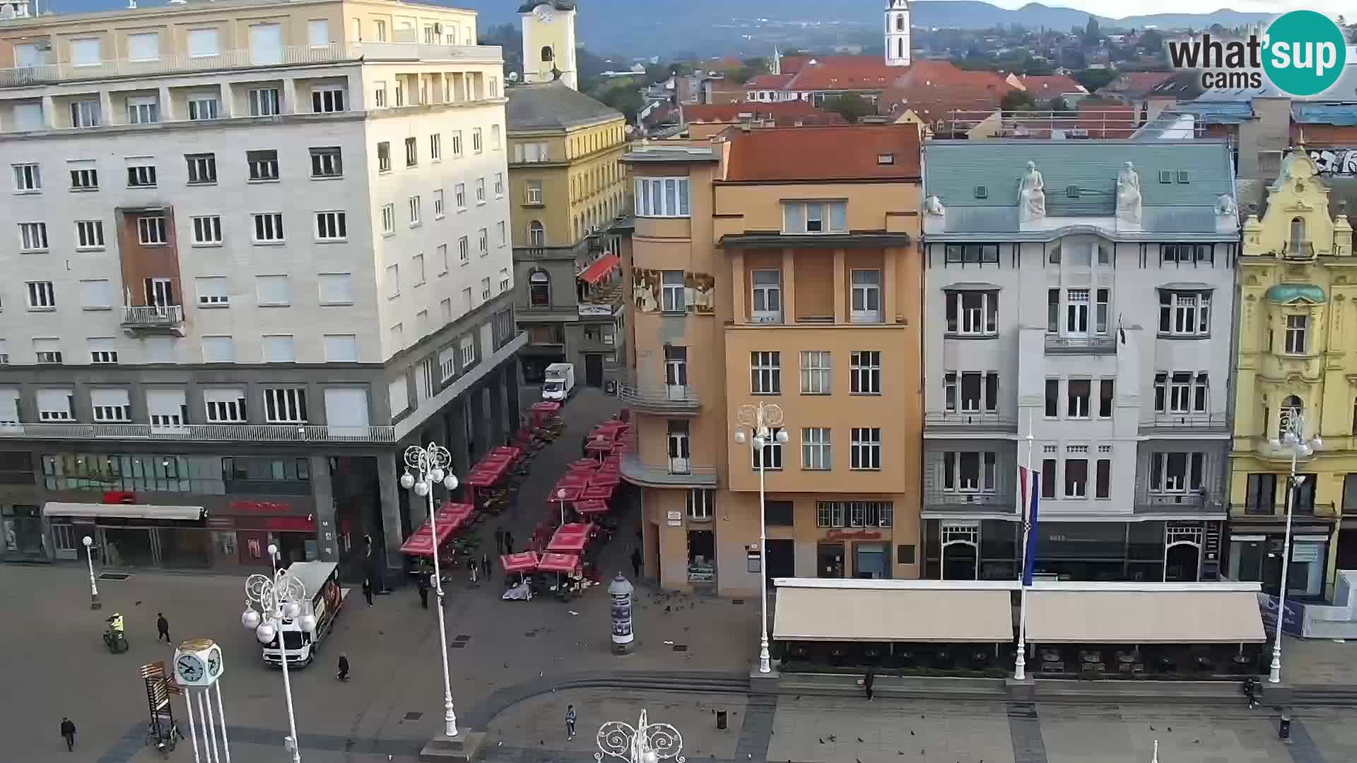 Plaza Ban Jelačić camera en vivo Zagreb – Hotel Dubrovnik