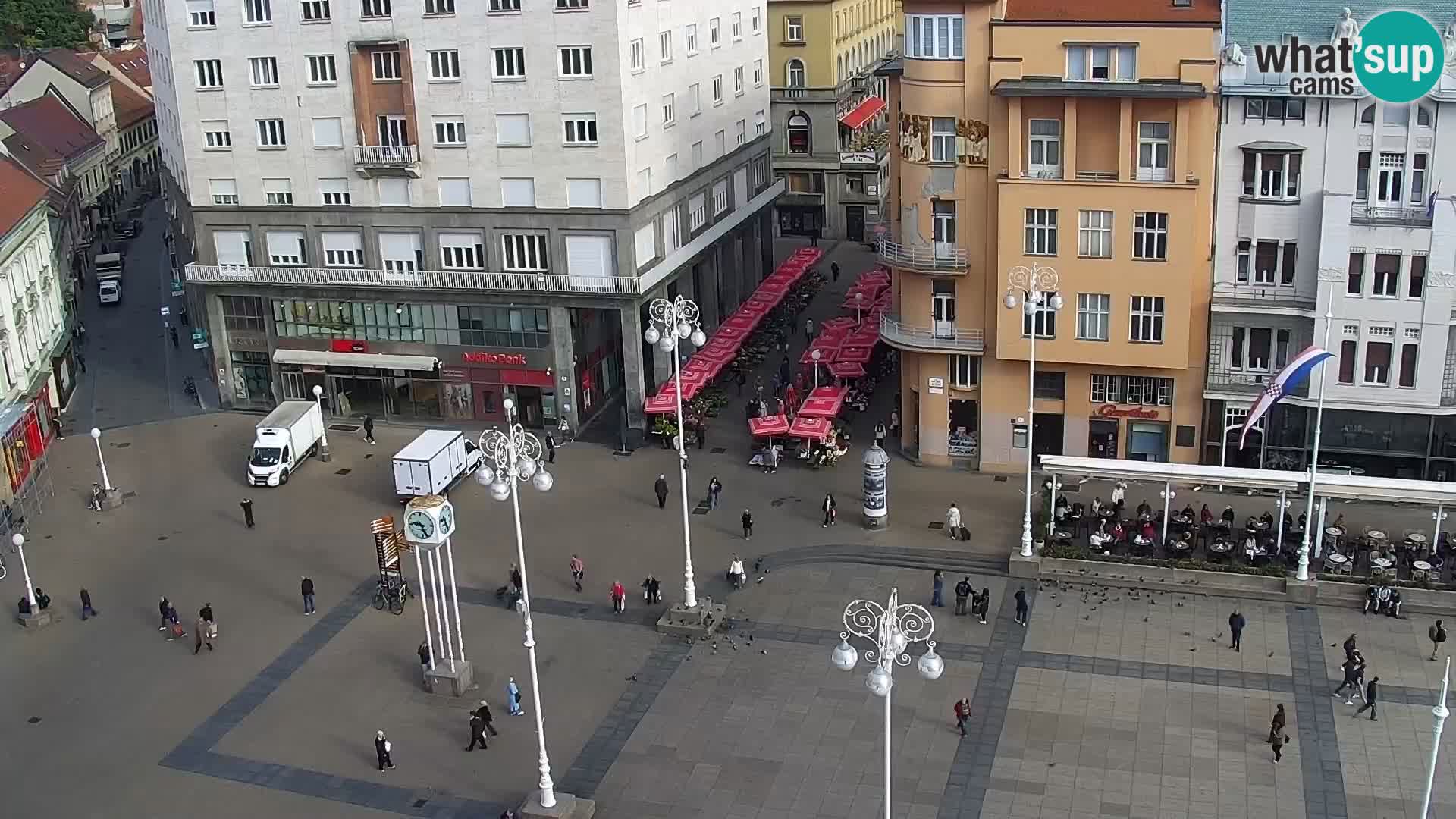 Ban Jelačić Platz  Live webcam Zagreb – Hotel Dubrovnik