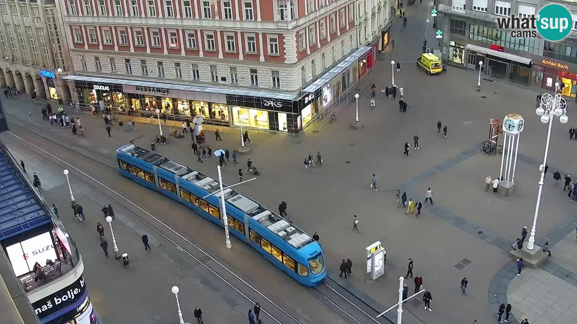 Ban Jelačić live cam Zagreb – Hotel Dubrovnik