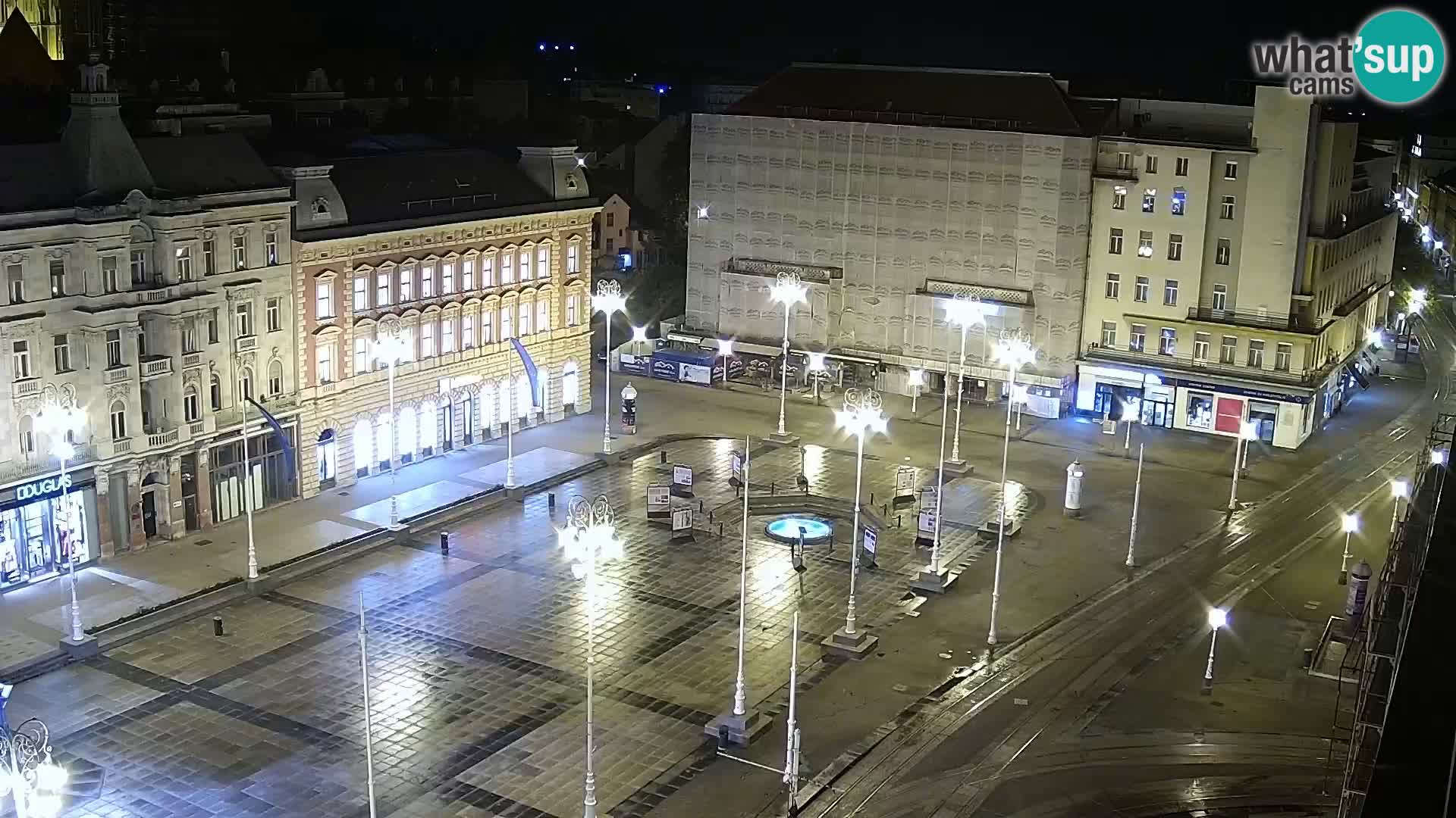 Plaza Ban Jelačić camera en vivo Zagreb – Hotel Dubrovnik