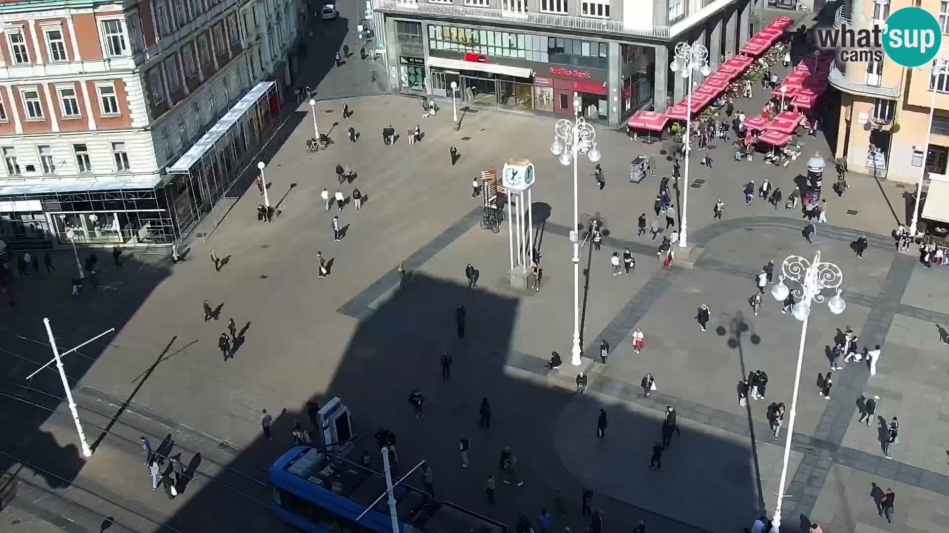Piazza Ban Jelačić livecam Zagreb – Hotel Dubrovnik
