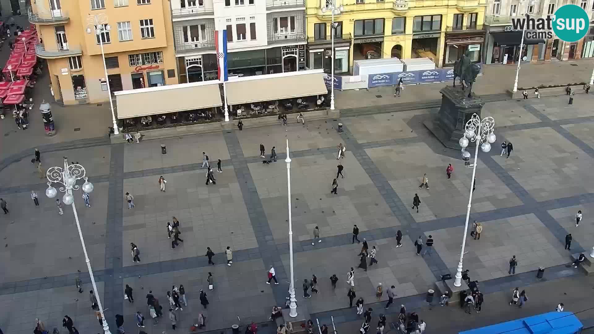 Ban Jelačić Platz  Live webcam Zagreb – Hotel Dubrovnik