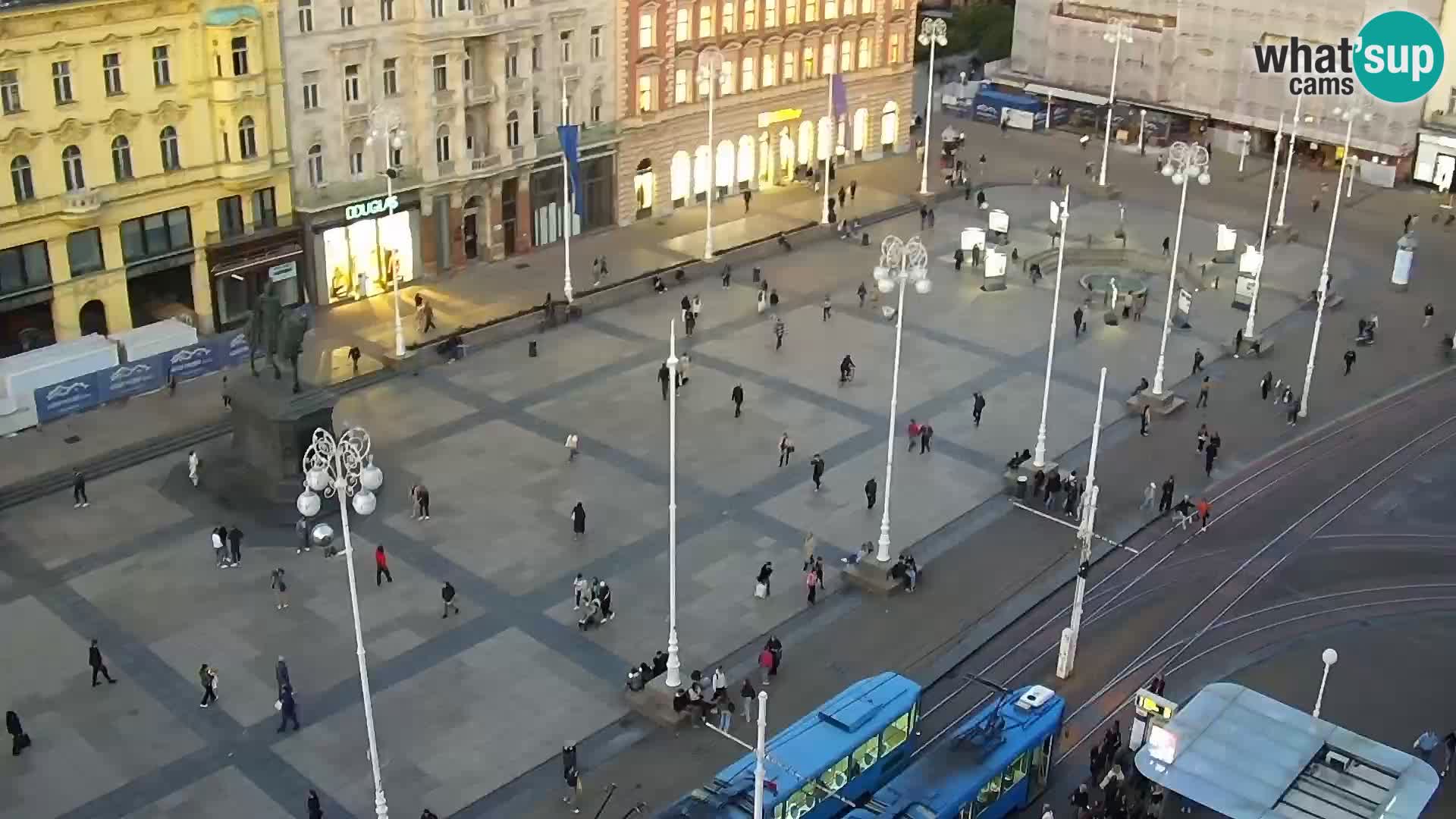 LIVE Webcam Zagreb Hotel Dubrovnik | Ban Jelačić square