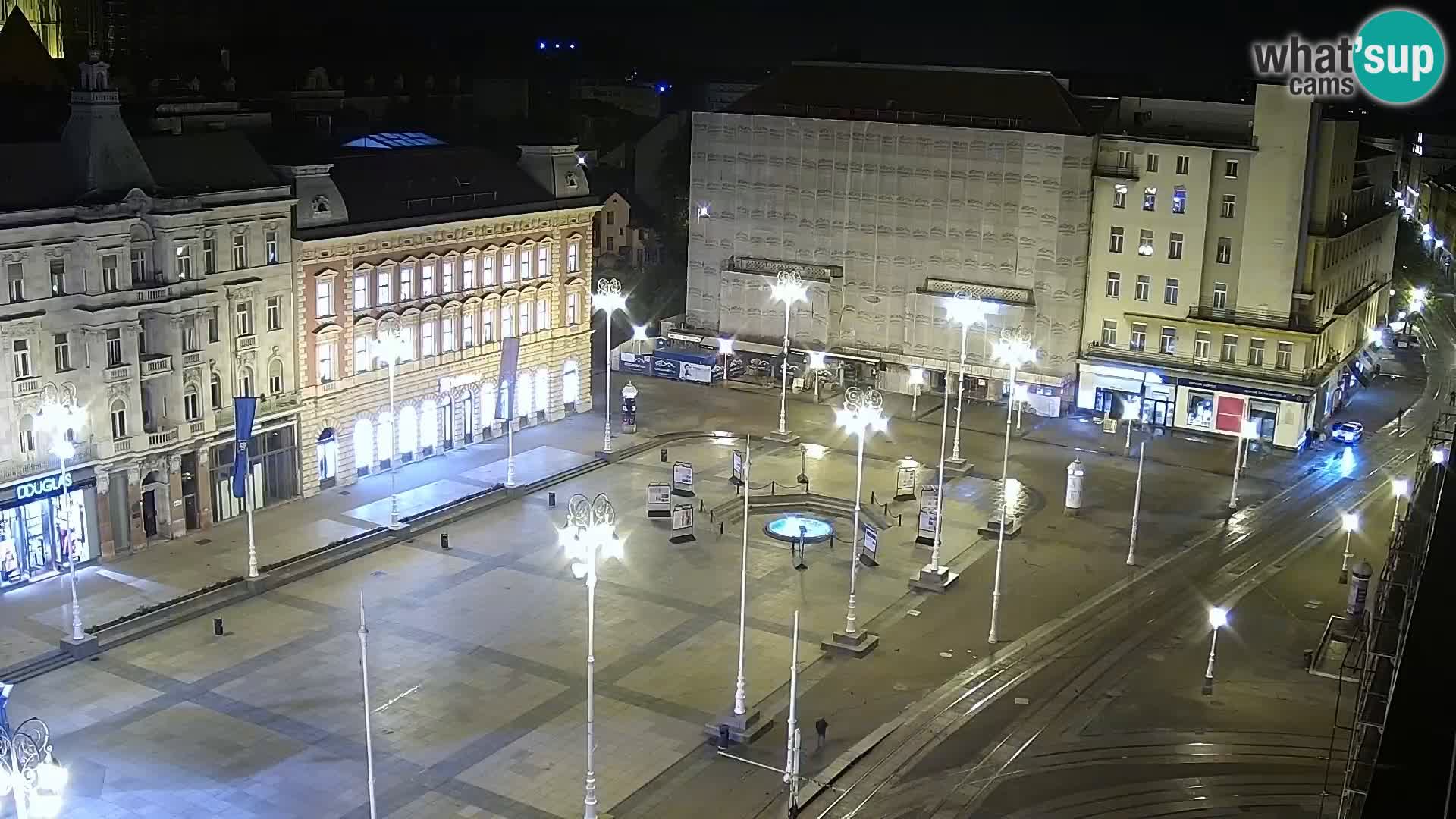 Ban Jelačić Platz  Live webcam Zagreb – Hotel Dubrovnik